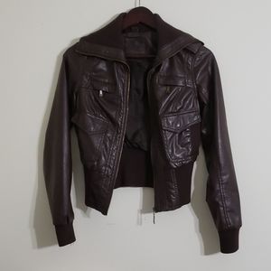 J2 Jou Jou Faux Leather Jacket